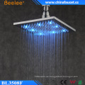 Neues Badezimmer Square Messing 10 &#39;&#39; Wasserfall LED Licht Duschkopf